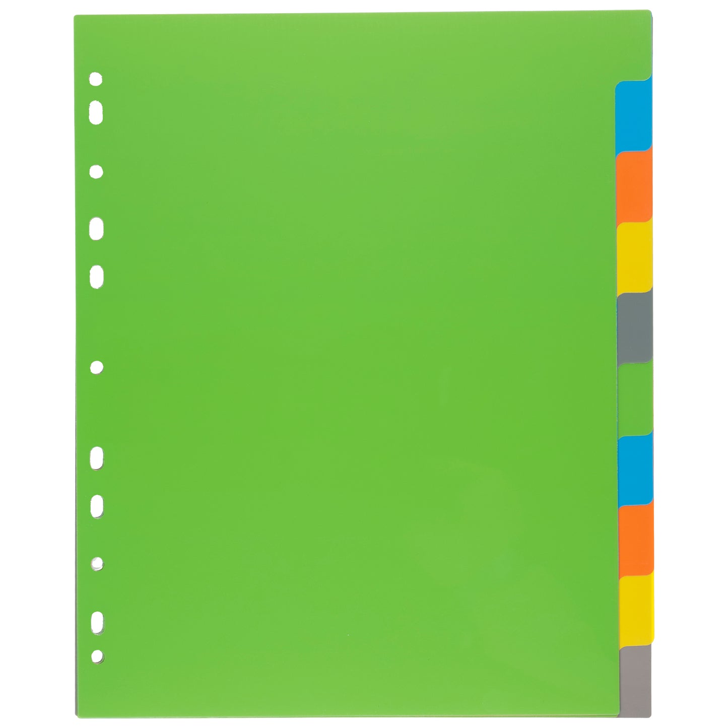 A4 50% Recycled Set 10 Wide Index File Dividers