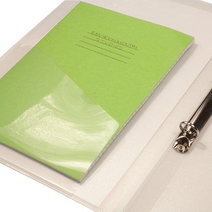 A4 Clear 95% Recycled Presentation 2 Ring Binder