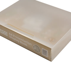 A4 Clear 50% Recycled 100 Pocket Presentation Display Book and Box