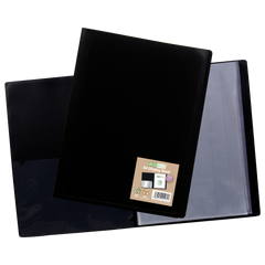 A4 100% Recycled 120 Pocket Flexicover Display Book