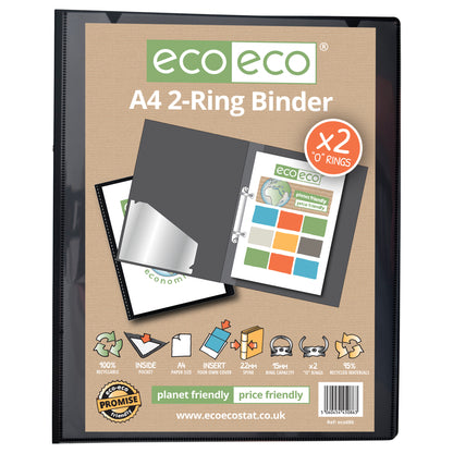 A4 95% Recycled Presentation 2 Ring Binder